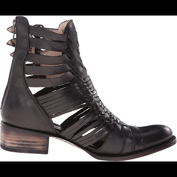 Free birds by Steven Sally Haurache black booties size 10 - Picture 2 of 14